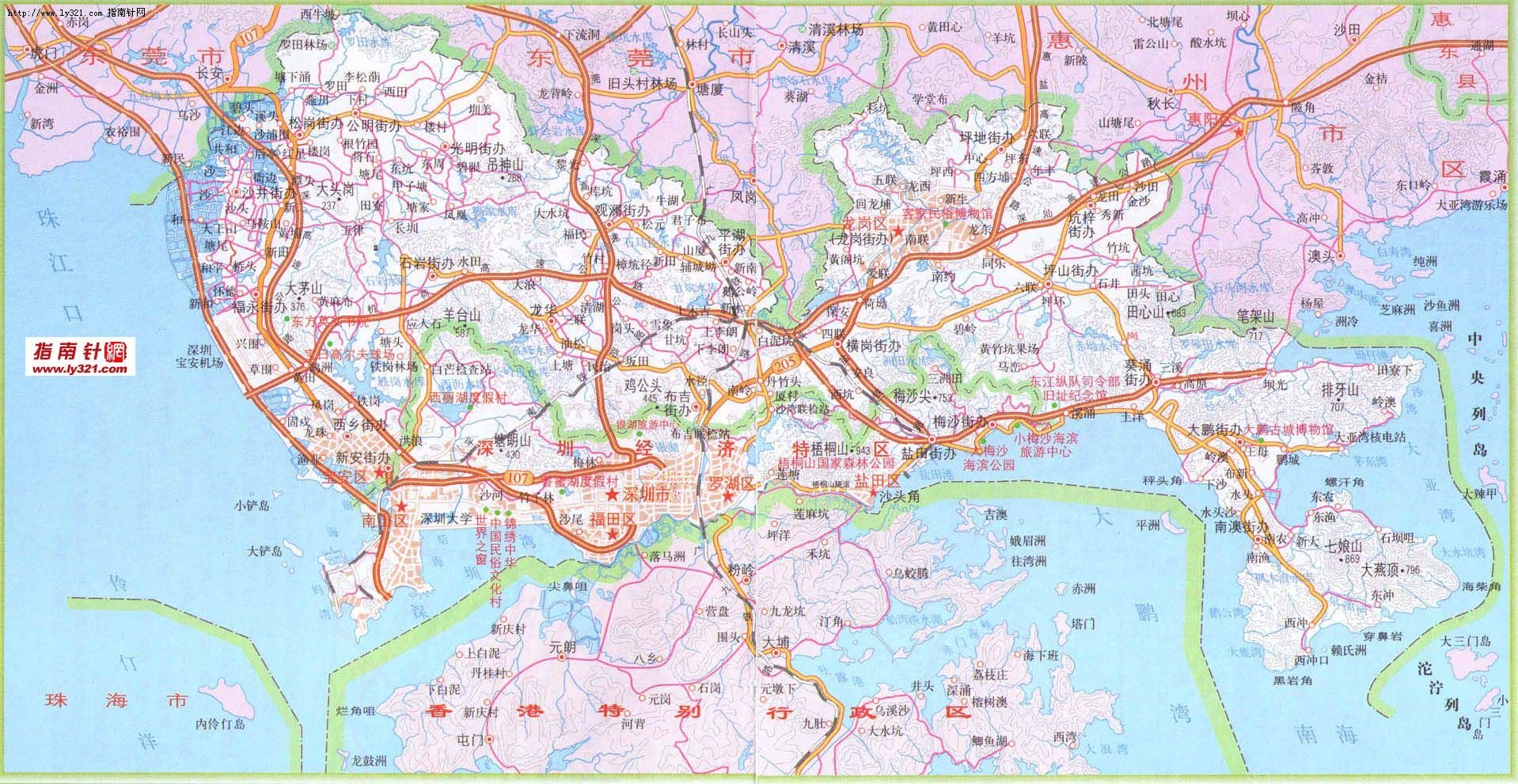 杭州地图分布-千图网