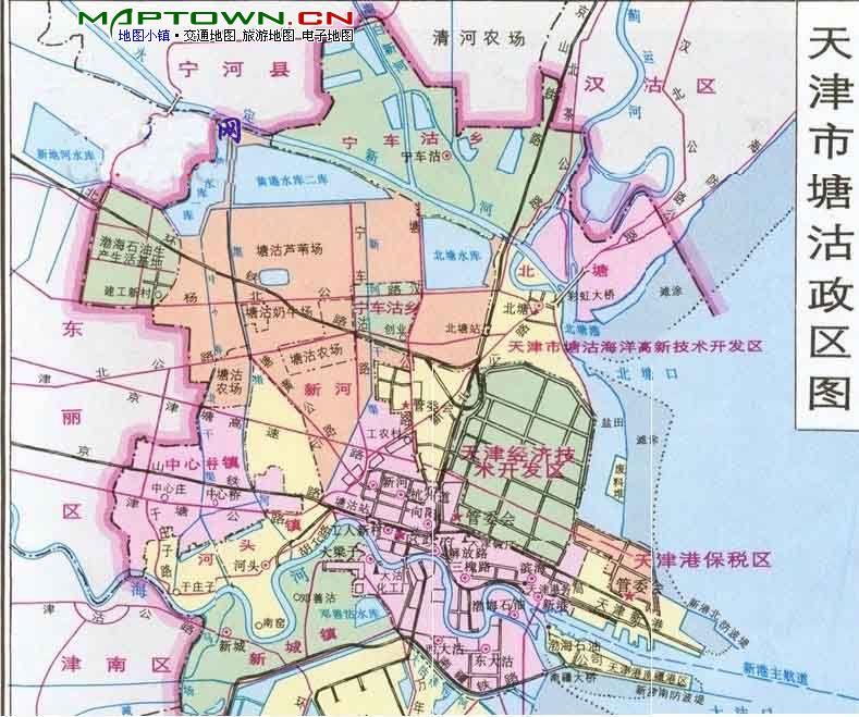 地图集锦/塘沽区