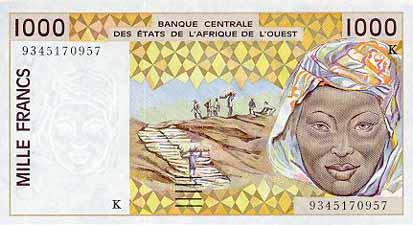 世界貨幣-塞內加爾1000非洲金融共同體法郎正面.jpg