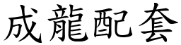 成龍配套 (楷體矢量字庫)
