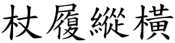 杖履縱橫 (楷體矢量字庫)