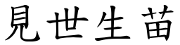 見世生苗 (楷體矢量字庫)